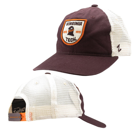 Virginia Tech Distinction Patch Mesh Hat by Zephyr