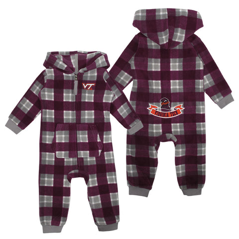 Virginia Tech Baby Plugged In Romper