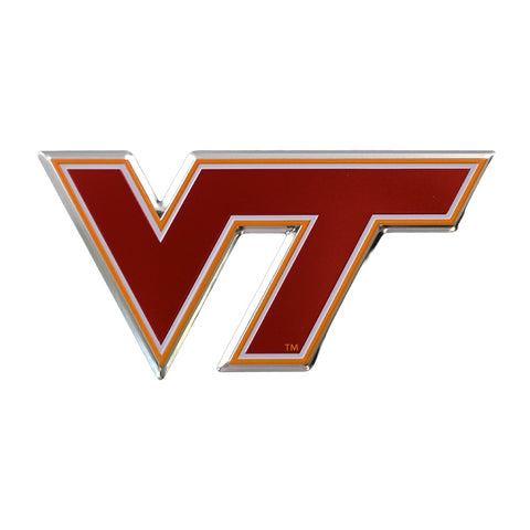 Virginia Tech Color Car Emblem
