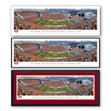 Virginia Tech Lane Stadium 2026 Orange Effect Panoramic Print