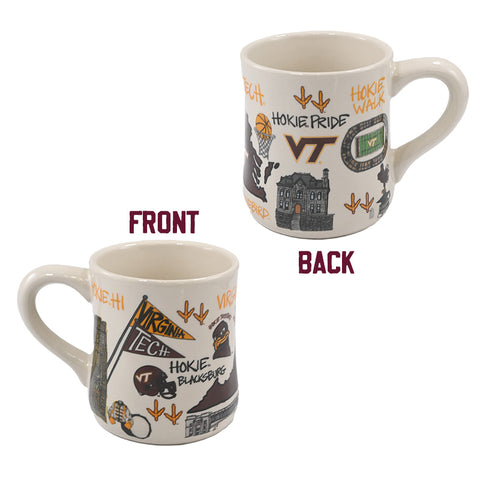 Virginia Tech Marks Ceramic Mug