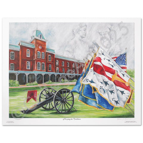 Virginia Tech "Keeping the Tradition" Print by Jane Blevins