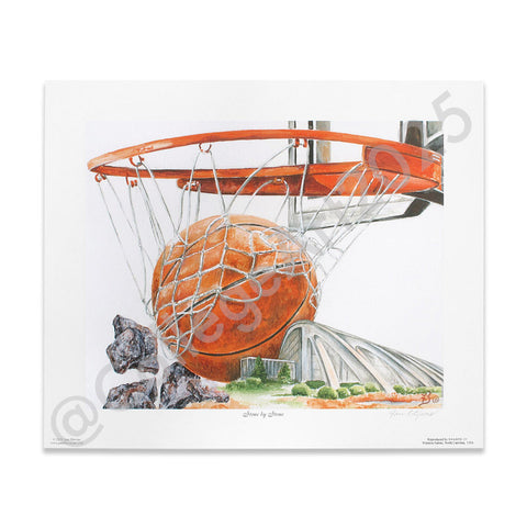 Virginia Tech "Stone by Stone" Print by Jane Blevins