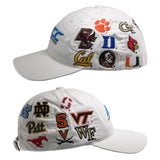 Virginia Tech x ACC Conference Hat: White by Zephyr