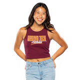 Virginia Tech Women's First Down Tank: Maroon