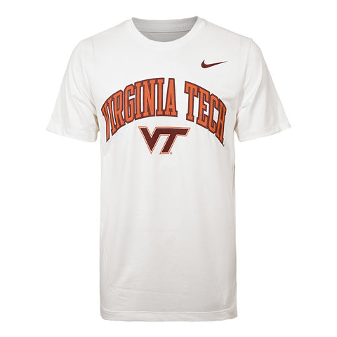 Virginia Tech Men's Dri-FIT Legend Hokies T-Shirt: White by Nike