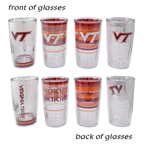 Virginia Tech Assorted Tumbler Four Pack: 16 oz. by Tervis Tumbler
