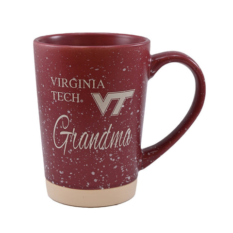 Virginia Tech Earthstone Grandma Mug: Maroon