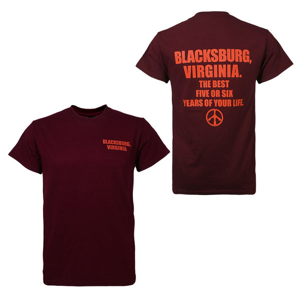 Blacksburg Best Years T-Shirt – Campus Emporium
