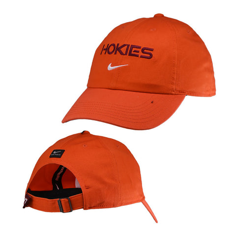 Virginia Tech Youth Club Team Issue Hat: Orange by Nike