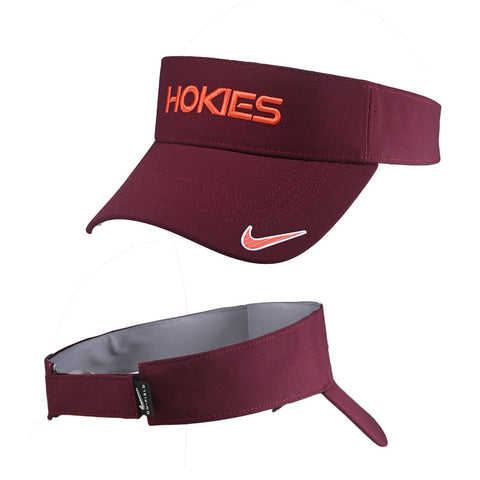 Virginia Tech Hokies Dri-FIT Visor: Maroon by Nike