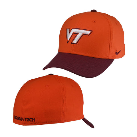 Virginia Tech Colorblock Dri-FIT Stretch Flex Hat by Nike