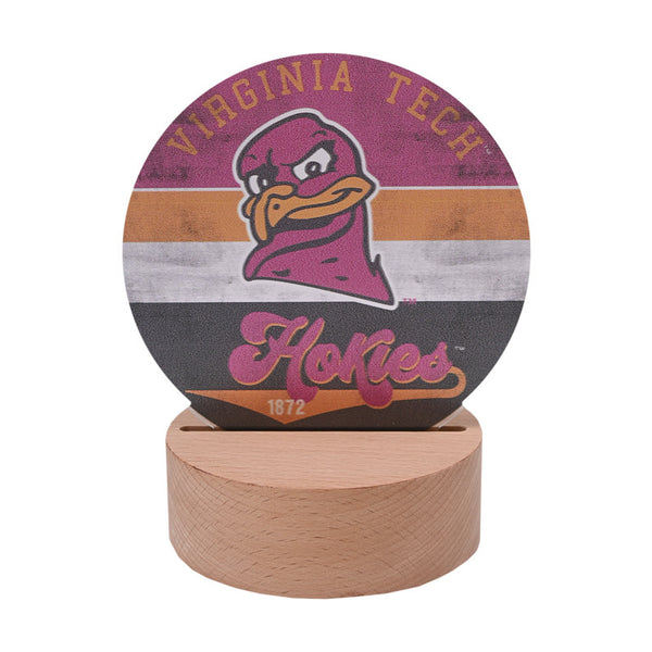 Virginia Tech Retro Circle Acrylic Light-Up – Campus Emporium