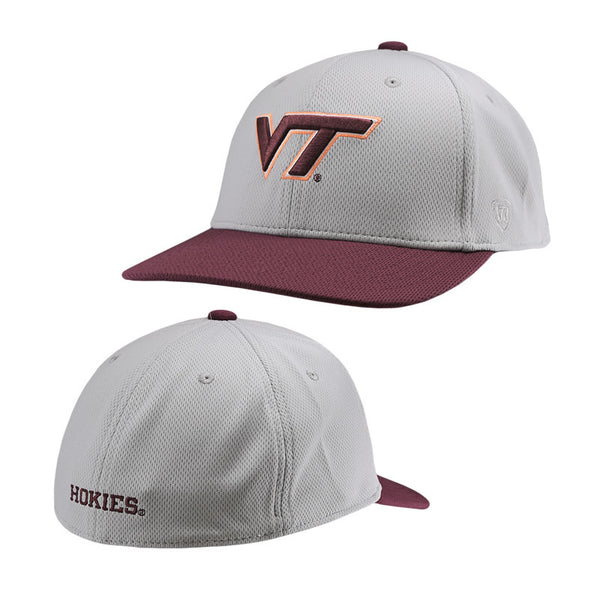 Virginia Tech Mick Flex Logo Fitted Hat by Top of the World – Campus Emporium