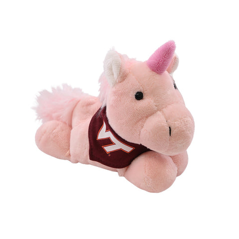 Virginia Tech Short Stack Plush Pink Unicorn