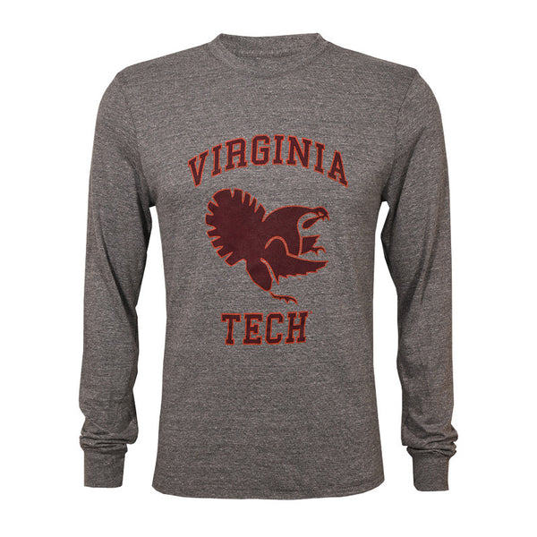 Virginia TechTriumph Vault Gobbler Long-Sleeved T-Shirt: Gray by Champ – Campus