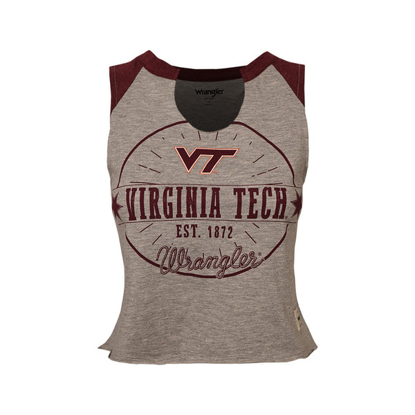 Virginia Tech Women's Vintage Muscle T-Shirt by Wrangler – Campus Emporium