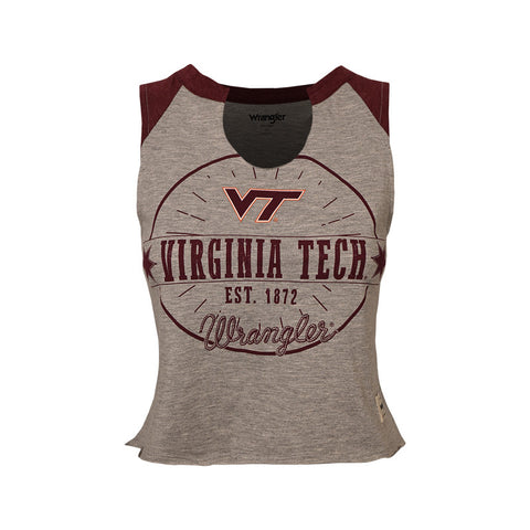 Virginia Tech Women's Vintage Muscle T-Shirt by Wrangler