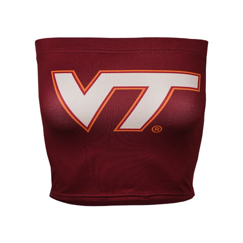 Virginia Tech Women's Maroon Tube Top