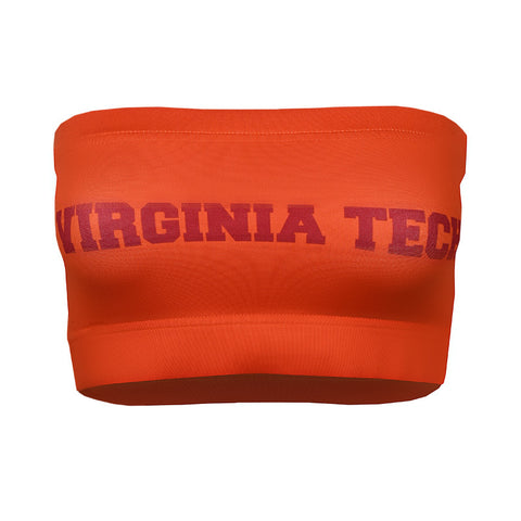 Virginia Tech Women's Orange Bandeau