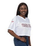 Virginia Tech Women's Sideline Mesh Jersey: White
