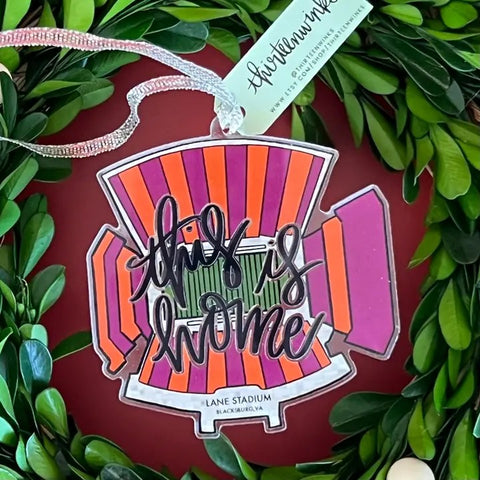 Lane Stadium This Is Home Acrylic Ornament