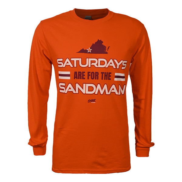 Saturdays are for The Sandman Long-Sleeved T-Shirt: Orange by Smack Ap – Campus