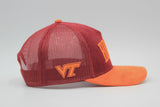 Virginia Tech Corduroy Hokies Trucker Hat by d. hudson