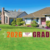 Virginia Tech 2026 Grad Lawn Sign