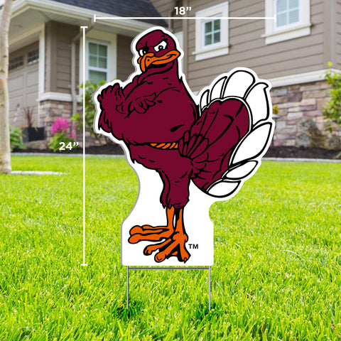 Virginia Tech HokieBird Lawn Sign