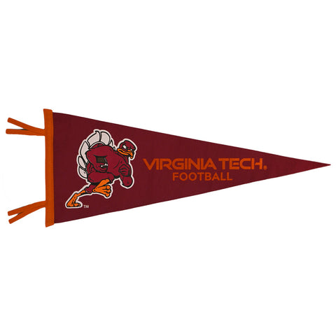 Virginia Tech 12x30 HokieBird Football Pennant
