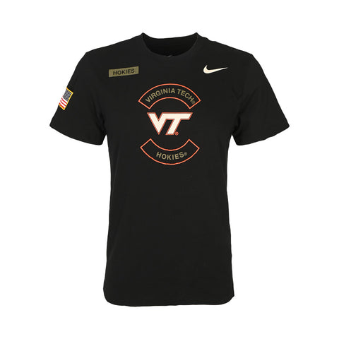 Virginia Tech 2025 Military Appreciation Dri-FIT Cotton T-Shirt by Nike