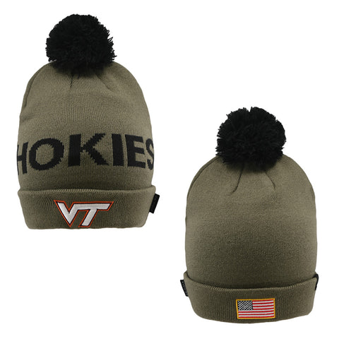 Virginia Tech 2025 Military Peak Beanie by Nike