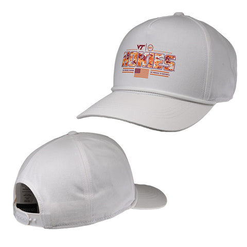 Virginia Tech 2025 White Effect Hat by Colosseum