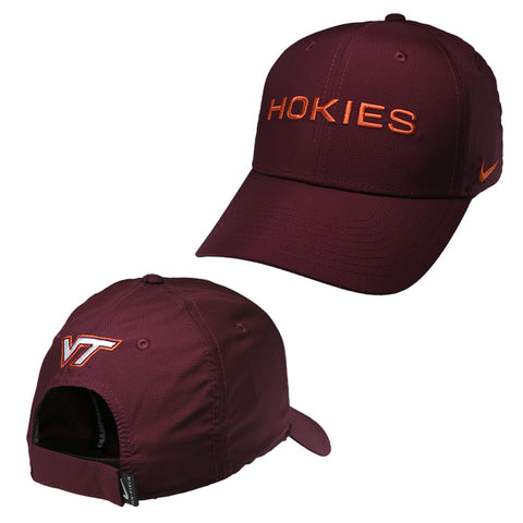 Virginia Tech 2026 Hokies Poly Ripstop Hat: Maroon by Nike