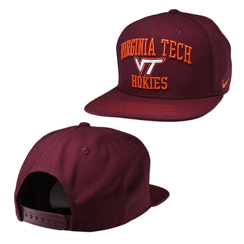 Virginia Tech 2026 Logo Hokies Snapback Hat by Nike