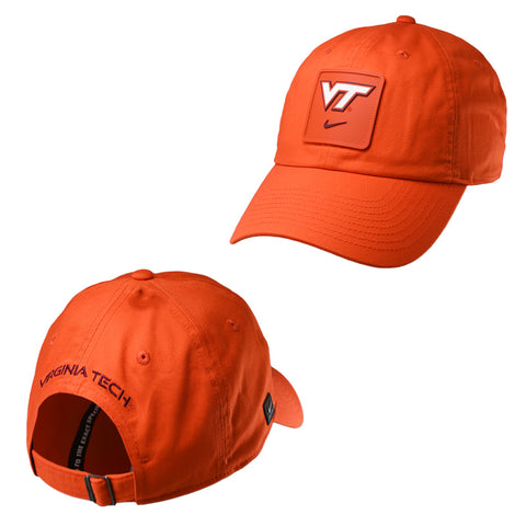 Virginia Tech 2026 Logo Patch Authentics Club Hat: Orange by Nike
