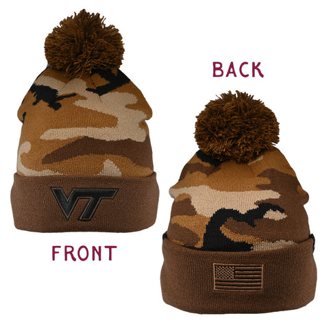 Virginia Tech 2026 Military Appreciation Peak Beanie by Nike