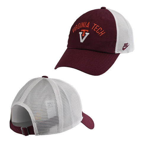 Virginia Tech 2026 Vault Unstructured Mesh Back Hat by Nike