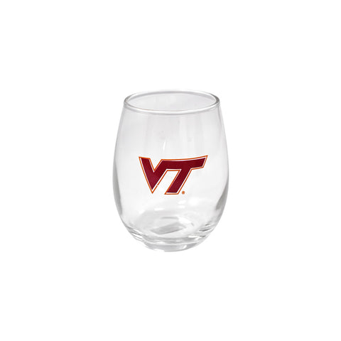 Virginia Tech 5.5 oz. Stemless Wine Glass