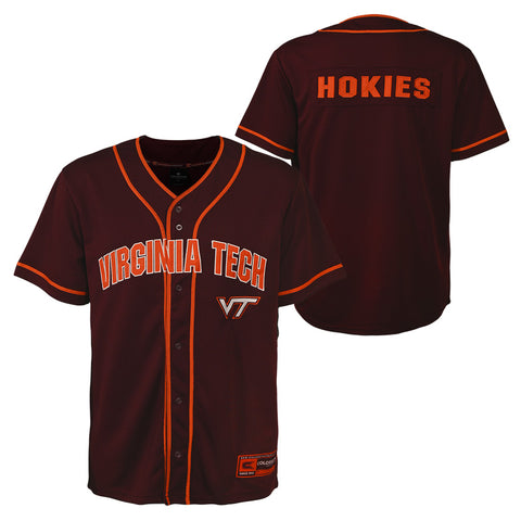 Virginia Tech Adult Detonation Baseball Jersey