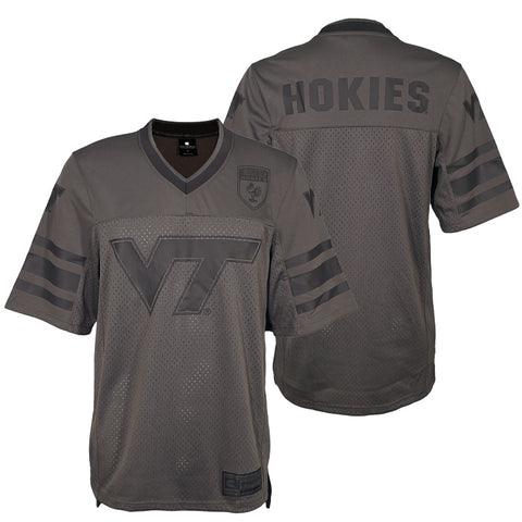 Virginia Tech Adult Mark S Football Jersey: Graphite