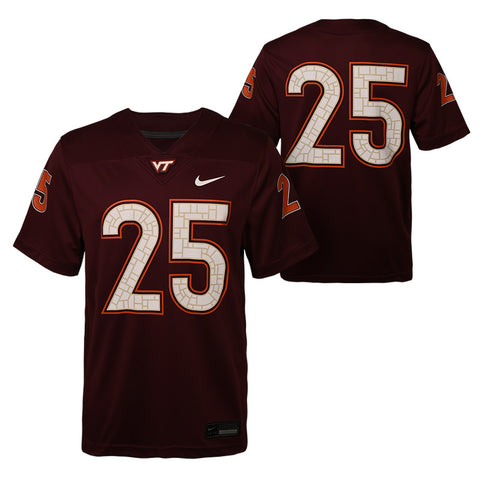 Virginia Tech Adult Replica #25 Football Jersey: Maroon by Nike