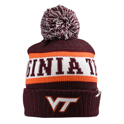 Virginia Tech Adventure Pom Beanie by Colosseum