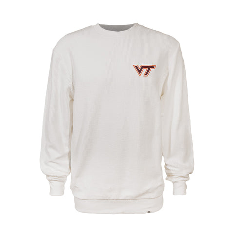 Virginia Tech Agent Ribbed Crew Sweater