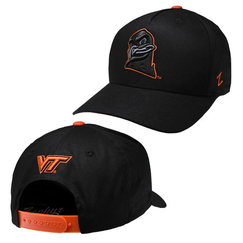 Virginia Tech Apex HokieBird Black Element Hat by Zephyr