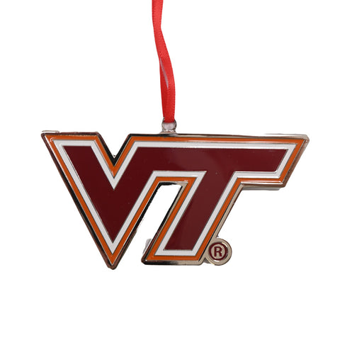 Virginia Tech Athletic Logo Metal Ornament