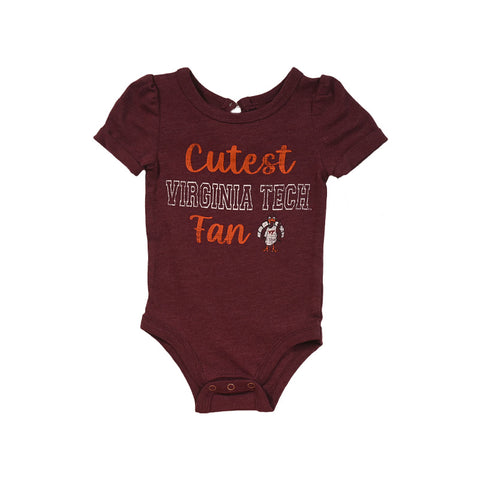 Virginia Tech Baby Girls' Muffin One-Piece