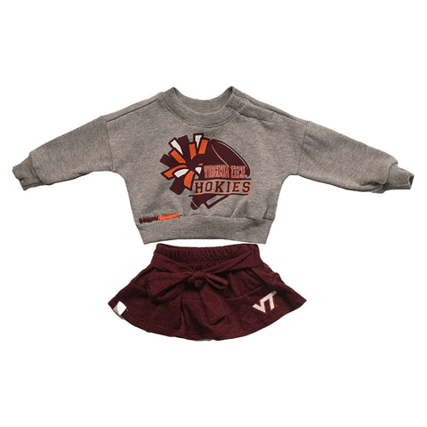 Virginia Tech Baby Girls' Something Important Set