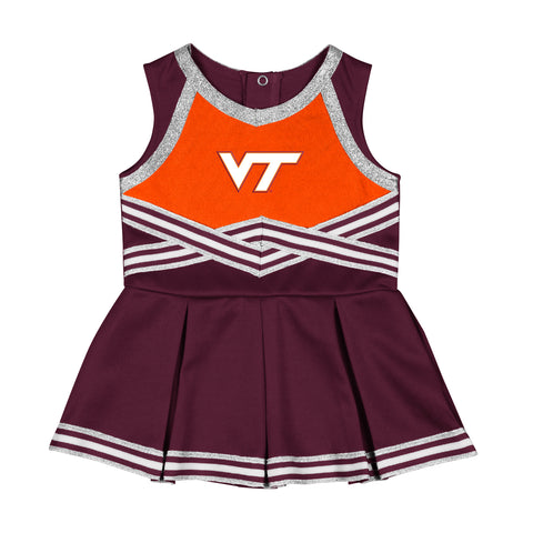 Virginia Tech Baby Lollipop Park Cheer Dress
